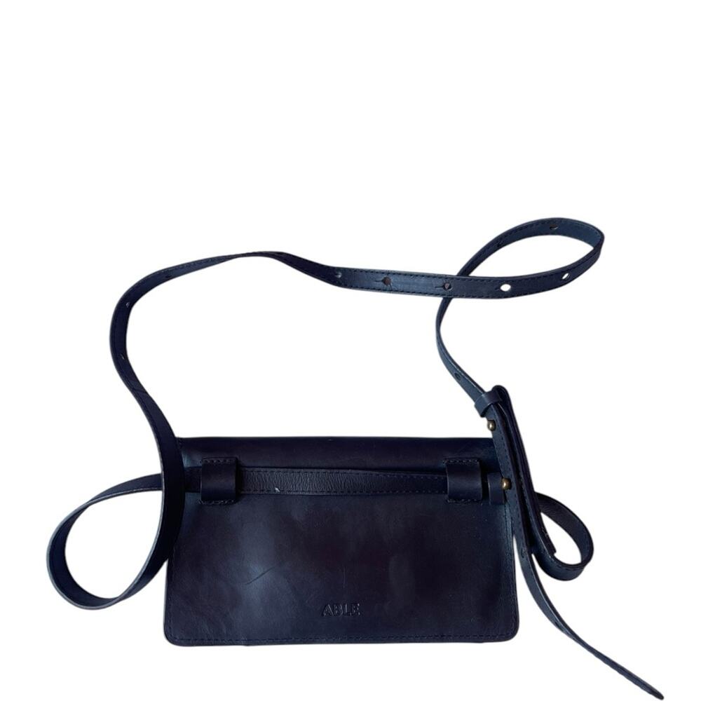 ABLE Leather Waist Belt Bag Pouch Purse